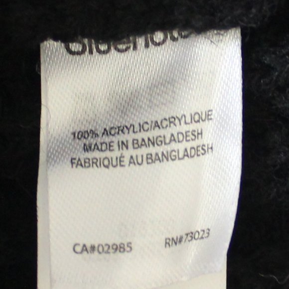 Bluenotes Cropped Knit Sweater Women Black - Picture 4 of 4